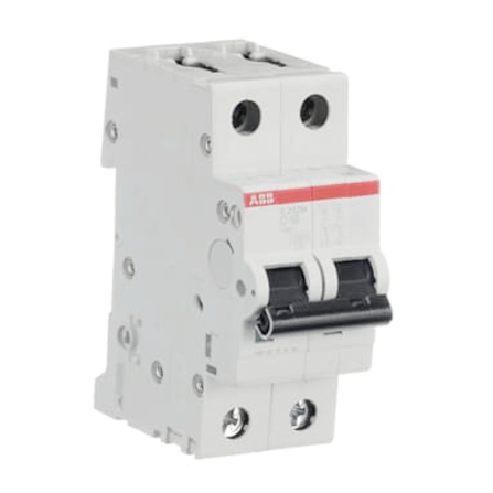 เซอร์กิตเบรกเกอร์ 20 แอมป์ 2 โพล 10kA ABB S202M-C20_0